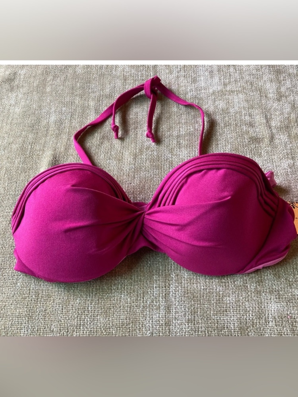 A. Che Halter Swim Top Passionfruit | NWT